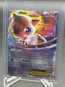 Pokemon Mew EX 46/124 Ultra Rare Holo Dragons Exalted 120 HP Basic Psychic - Image 1