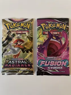 Pokemon TCG Sword & Shield Fusion Strike & Astral Radiance Booster Pack - Image 1