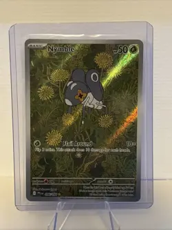 Pokemon TCG Illustration Rare Holo Nymble 096/094 English Near Mint - Image 1
