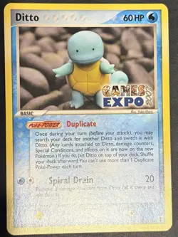Pokemon - Ditto Games Expo 2007 64/113 EX Delta Species Stamped Very Rare - Image 2