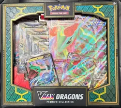 Pokemon TCG VMAX Dragons Premium Collection Box 2022 Brand New Factory Sealed - Image 1