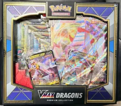 Pokemon TCG VMAX Dragons Premium Collection Box 2022 Brand New Factory Sealed - Image 2