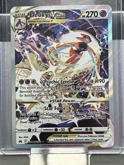 Pokemon Deoxys VSTAR Ultra Rare Card GG46/GG70 Crown Zenith: Galarian Gallery - Image 1