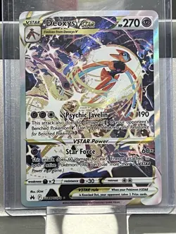 Pokemon Deoxys VSTAR Ultra Rare Card GG46/GG70 Crown Zenith: Galarian Gallery - Image 2