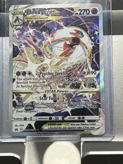 Pokemon Deoxys VSTAR Ultra Rare Card GG46/GG70 Crown Zenith: Galarian Gallery - Image 3