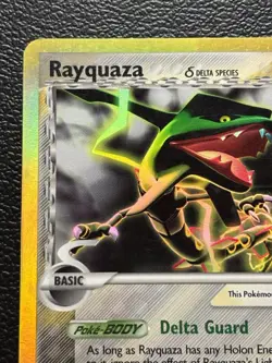 Pokemon TCG Rayquaza (Delta Species) 13/113 Delta Species Holo MP - Image 3
