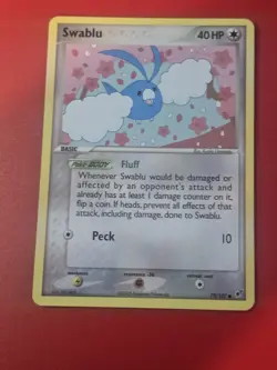 Pokemon Swablu EX Deoxys 79/107 LP - Image 1