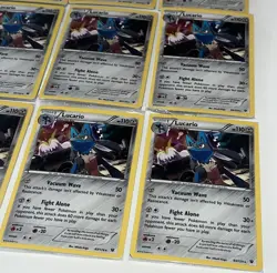 Lucario 63/124 Cosmos Holo XY Pokemon Sealed Knockout Collection Promo Lot Of 12 - Image 3