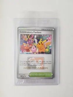Pokemon TCG Celebratory Fanfare Ace Trainer Reward MEP 028 Promo New Sealed - Image 1