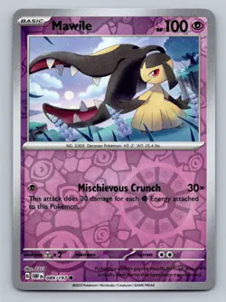 Pokemon Mawile SV03: Obsidian Flames 089/197 Near Mint NM Reverse Holo - Image 1