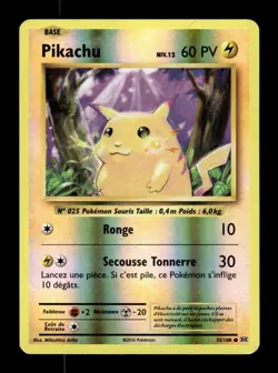 Carte Pokemon Pikachu Reverse 35/108 Evolutions Francais - Image 1