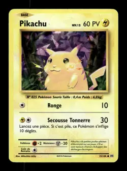 Carte Pokemon Pikachu Mosaique promo Reverse 35/108 Evolutions Francais - Image 1