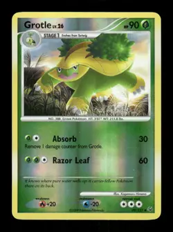Pokemon Platinum #49/127 Grotle Uncommon Reverse Holo - Image 1