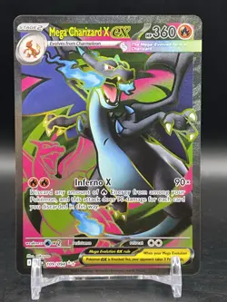 Pokemon Mega Charizard X ex 109/094 Phantasmal Flames Ultra Rare Full Art NM - Image 1
