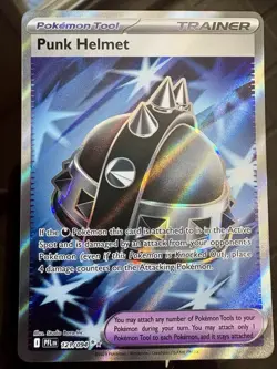Pokemon TCG: 2025 Punk Helmet 121/94-ULTRA RARE HOLO-Phantasmal Flames-FULL ART - Image 1