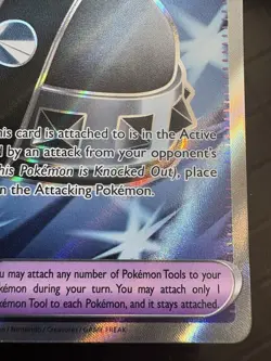 Pokemon TCG: 2025 Punk Helmet 121/94-ULTRA RARE HOLO-Phantasmal Flames-FULL ART - Image 3