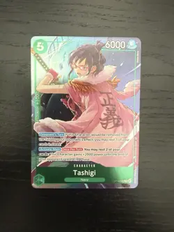 Tashigi OP14-029 Dash Pack Promo The Azure Sea's Seven English One Piece NM - Image 1