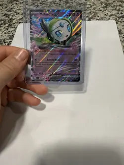 Pokemon TCG Meloetta EX Black Bolt Holo Double Rare Card 044/086 Sv: Black - Image 1