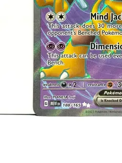 Alakazam EX 188/165 Scarlet & Violet-151 Holo Ultra Rare Pokemon Card TCG NM - Image 4