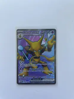 Alakazam EX 188/165 Scarlet & Violet-151 Holo Ultra Rare Pokemon Card TCG NM - Image 1