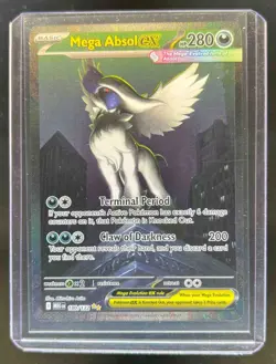2025 Pokemon Mega Evolution Absol ex Special Illustration Rare #180/132 - Image 1