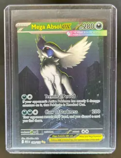 2025 Pokemon Mega Evolution MEG EN Absol ex Special Illustration Rare #180/132 - Image 1