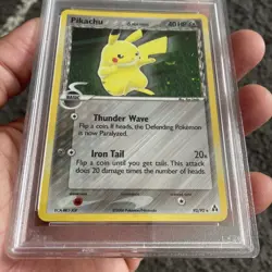 Pokemon PSA 9 MINT Pikachu 93/92 EX Legend Maker Secret Rare Holofoil 2006 Holo - Image 4