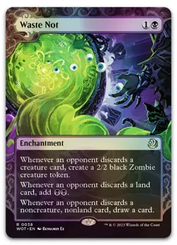 Waste Not #38 (Foil) (NM) Wilds of Eldraine WOT Magic MTG - Image 1