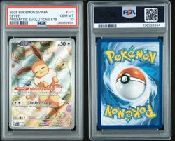 2025 Pokemon Scarlet & Violet Prismatic Evolutions BSP #173 Eevee PSA 10 - Image 3