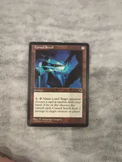 MTG Cursed Scroll Tempest Regular Rare Magic The Gathering - Image 1