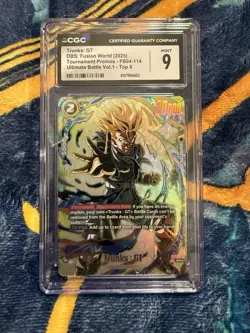 Trunks : GT FB04-114 Championship Tournament Prize Promo Dragon Ball Card - Image 1