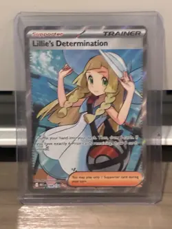 Pokemon TCG Lillie's Determination Trainer Card Holo Rare 169/132 - Image 1