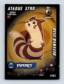 Furret 162 South America (Peru) Out of Print NM/LP Pokemon Card - Image 1
