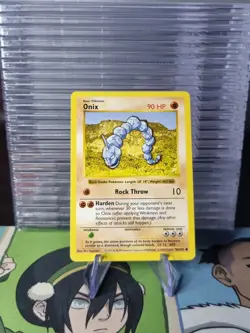 Onix - 56/102 - Base Set - Shadowless Common Card - Pokemon Card - Image 1