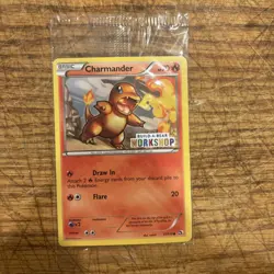 Pokemon TCG Charmander Card Build-A Bear Workshop Edition Booster 17/113 Sealed - Image 1