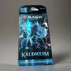 Magic: The Gathering Kaldheim 15 Card Collector Booster Pack New/Sealed 630509922086 - Image 1