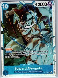 Edward.Newgate OP13-042 SR English Carrying On His Will - One Piece Card - NM - Image 1