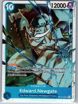 Edward.Newgate OP13-042 SR English Carrying On His Will - One Piece Card - NM - Image 1