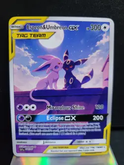 CUSTOM TCG FAN ART CARD ESPEON AND UMBREON - Image 1