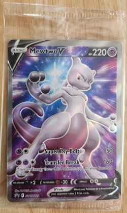 MEWTWO V SWSH229 Pokemon TCG Sword & Shield Black Star Promo New, factory sealed - Image 2