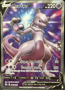 MEWTWO V SWSH229 Pokemon TCG Sword & Shield Black Star Promo New, factory sealed - Image 4