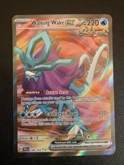 Pokemon Cards Walking Wake EX 189/162 SV05: Temporal Forces Ultra Rare NM TCG - Image 1