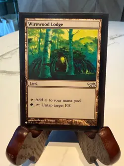 Wirewood Lodge | Commander Masters Retro Frame | Non-Foil | MTG Land | NM - Image 1