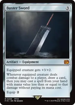 Buster Sword - 255 / English / Near Mint MTG - Image 1