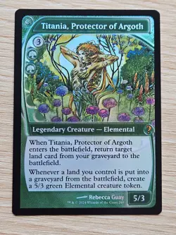 x1 Titania, Protector of Argoth [FOIL] (Future Sight) - MB2 ~ Mint/NM PACK FRESH - Image 1