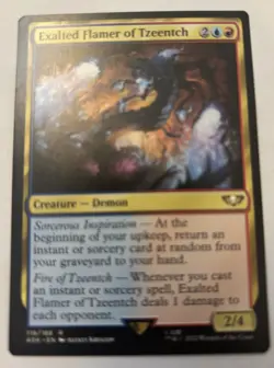 (1x) Exalted Flamer of Tzeentch - Warhammer 40,000 - NM - MTG - Image 1