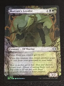 MTG Lorwyn Eclipsed Morcant's Loyalist Showcase Foil 0341 NM - Image 1