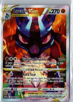 LUCARIO VSTAR SWSH291 PROMO SWSH BLACK STAR POKEMON NM - Image 1