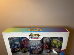 Pokemon TCG Paldean Fates Sealed 5-Pack Mini Tin Display Box Costco Exclusive - Image 4