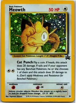 Meowth - WoTC Promo 10/53 - Promo - MP Pokemon TCG - Image 1